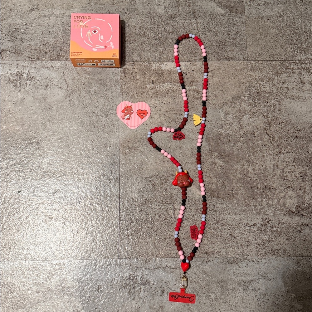 POPMART CryBaby Phone Charm